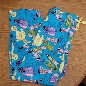 Mens Sleep Pants Sesame Street